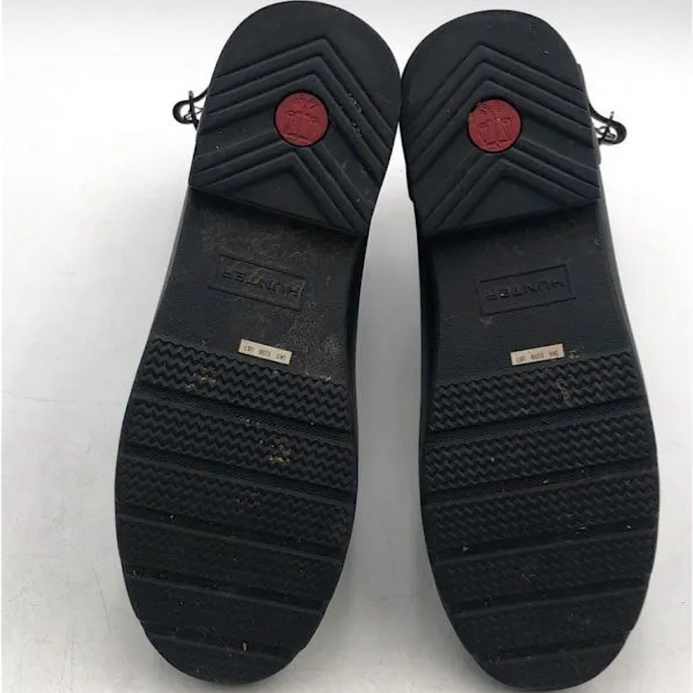 Hunter Black Buckle Quarter Height Rain Boots Shoes **Size 7** ☔️☔️ - Picture 6 of 9